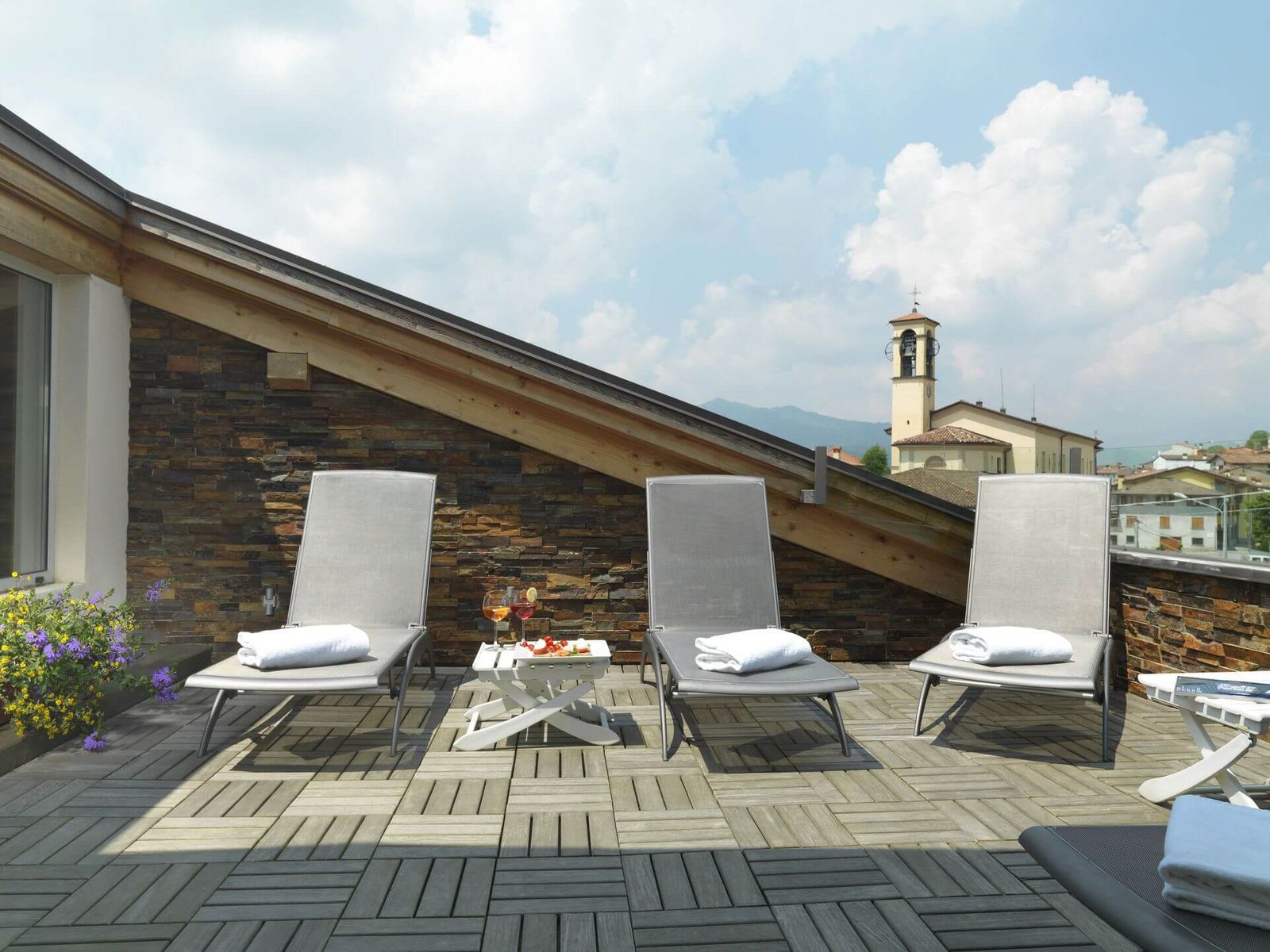 Terrazza panoramica per pause e momenti di relax